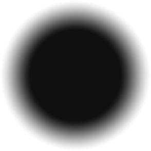 white faded circle